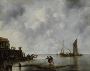 Vissersboten in een kalmte