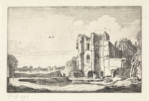 Ruïne van kasteel Brederode door Jan van de Velde (II)