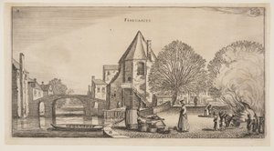 Februari, uit De twaalf maanden van het jaar door Jan van de Velde II