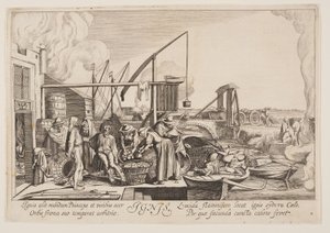 Vuur, uit De vier elementen door Jan van de Velde II