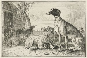 Hondenkennel door Jan van den Hecke