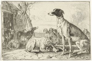Hondenkennel door Jan van den Hecke