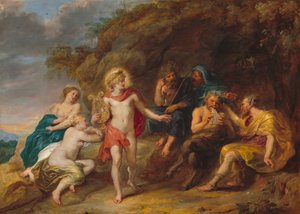 Het oordeel van Midas, c. 1640