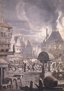 Brand in het oude stadhuis van Amsterdam, 17 juli 1652