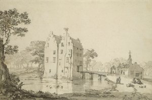 Kasteel Zuylenburgh (Slot Zuylen) door Jan van der Heyden
