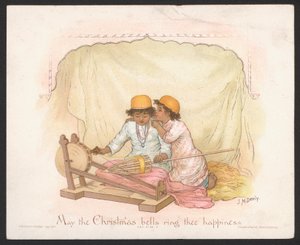 Kerstkaart door Jane M. Dealy