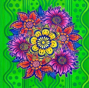 Bloemen op groen, 2022