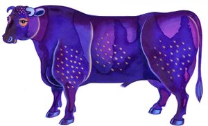 Stier de Stier door Jane Tattersfield