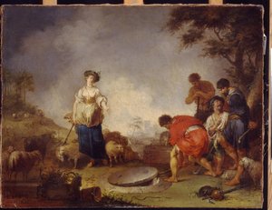 Jakob ontmoet Rachel bij de bron