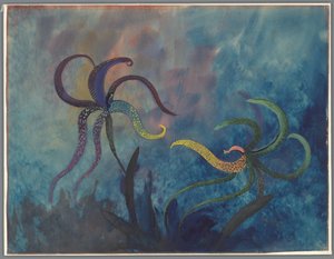 Vechtende orchideeën door Janus de Winter (signed by artist)