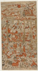 De Parinirvana van de Boeddha door Japan, Edo period