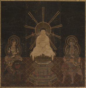 Shakyamuni-triade door Japan, Kamakura period