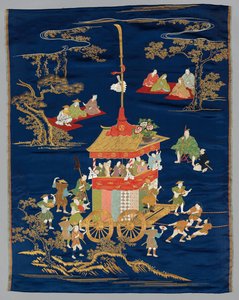 Geborduurde Fukusa door Japan, late 19th early 20th century