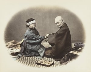 Japanse man en vrouw in traditionele kleding door Japanese Photographer