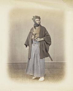 Japanse man in traditionele kleding door Japanese Photographer