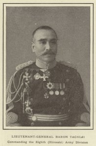 Luitenant-generaal Baron Tachimi, Commandant van de Achtste (Hirosaki) Legerdivisie