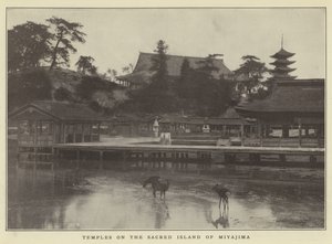 Tempels op het Heilige Eiland Miyajima