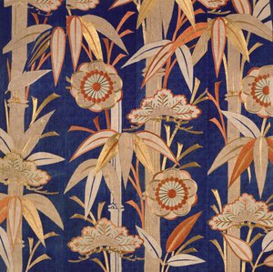 Boeddhistische tempelaltaardoek, Edo-periode (1600-1868) 1805 door Japanese School