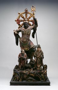 Beeld van een Beschermgodheid, Kamakura periode, 12e-14e eeuw