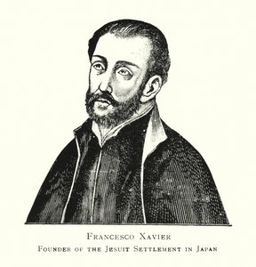 Francesco Xavier, Stichter van de Jezuïetenmissie in Japan door Japanese School