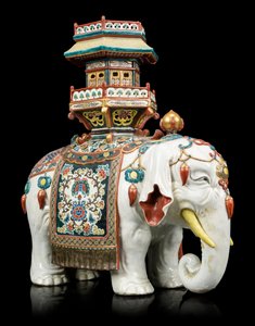 Kakiemon-stijl olifant