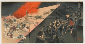 Nachtgevecht bij Pingyang, Meiji tijdperk, 1894