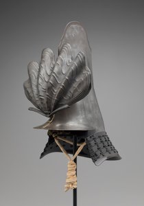 Samurai helm door Japanese School