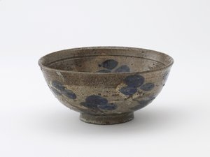 Serveerschaal met Kenzan stijl decoratie, Kyoto, Edo periode