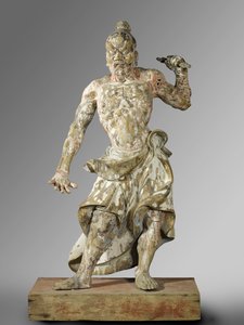 Tempelwachter, c.1300-1400 (hout)