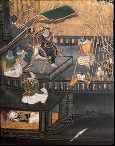 Het Portugese schip door Japanese School