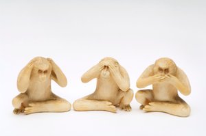 De Drie Wijze Apen door Japanese School