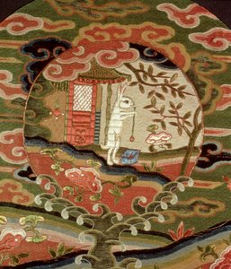 De Schildpad en de Haas, Edo Periode (detail) door Japanese School