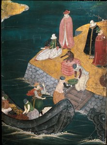 Het lossen van voedsel, detail