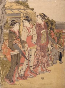 Drie Schoonheden op de Markt door Japanese School