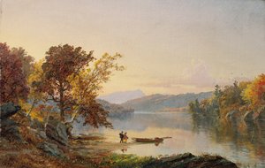 Lake George, 1871 door Jasper Francis Cropsey