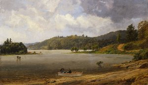 Op het Wawayanda-meer, New Jersey, 1873 door Jasper Francis Cropsey