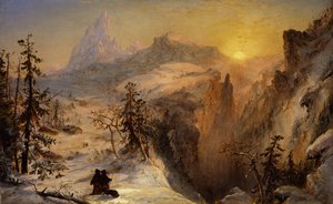 Winter in Zwitserland, 1860