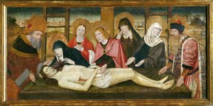 De Deploratie van Christus - Deploratie ... door Jaume Huguet