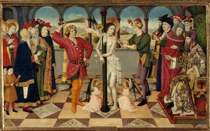 De geseling van Christus voor Pontius Pilatus