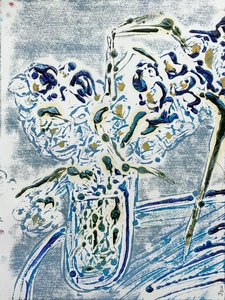 Fleur De Sel No. 02 Blauwe Carmel Monotype door Jay Batlle