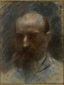 Portret van een man (zelfportret) door Jean-Baptiste Carpeaux