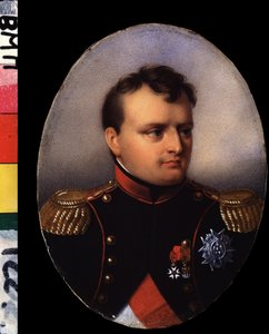 Portret van keizer Napoleon I Bonaparte door Jean Baptiste Isabey