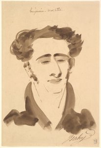 Portret van Benjamin Mocatta (1802–1865) door Jean-Baptiste Isabey