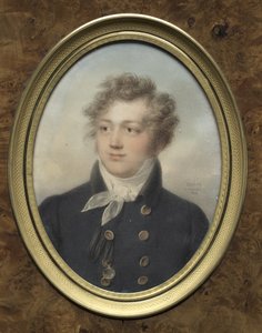 Portret van een man, mogelijk Alexander I, keizer van Rusland