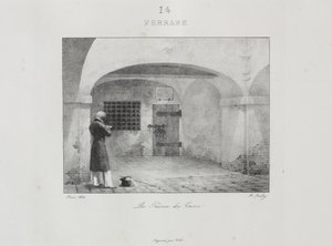 Reis naar Italië in 1822 door Jean-Baptiste Isabey