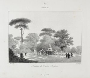 Reis naar Italië in 1822 door Jean-Baptiste Isabey