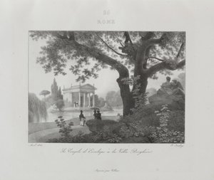 Reis naar Italië in 1822 door Jean-Baptiste Isabey