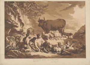 O Hoe Extreem Gelukkig Kunnen Boeren Zijn, als ze hun zegeningen zouden tellen door Jean-Baptiste Le Prince