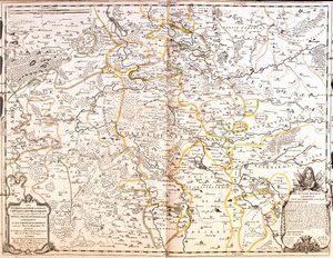 Lotharingen, Frankrijk door Jean Baptiste Nolin
