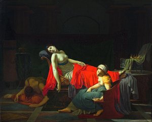 Dood van Cleopatra door Jean-Baptiste Regnault